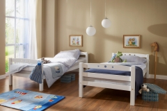 Lupo Weiß Einzelbett