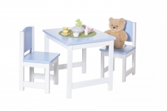 Tischgruppe Blau